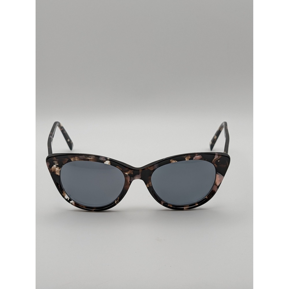 Warby Parker Leta W 172 Black Currant Tortoise Cat Eye Sunglass Frames Only